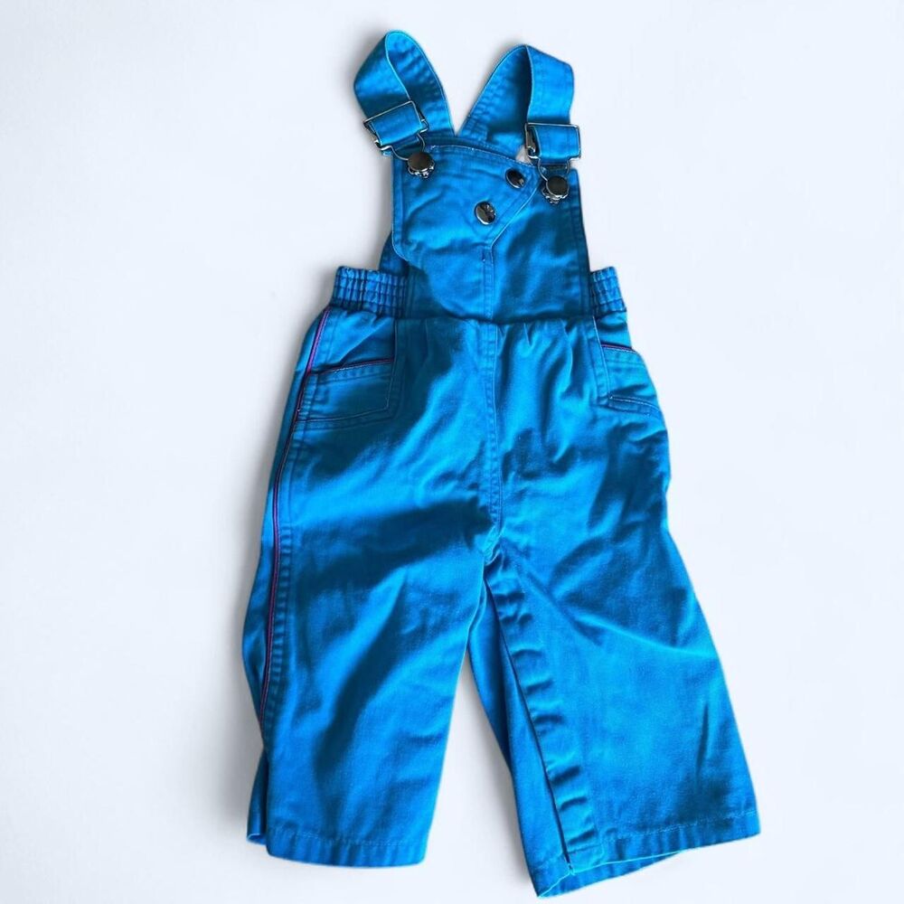 Vintage Aristo Kids Blue‎ Overalls 12 months 80's/90's